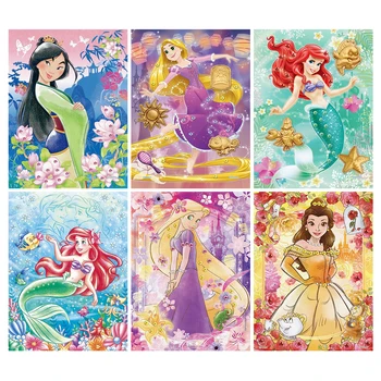 5D Elmas Boyama Disney Küçük Denizkızı Çapraz Dikiş Kiti Prenses Elmas Nakış Mozaik Resim Ev Dekorasyon Hediye