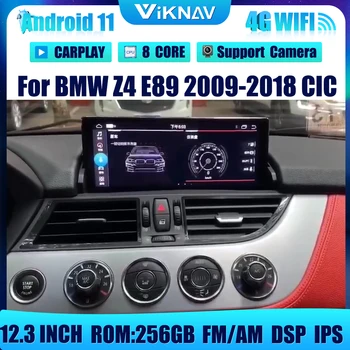 Android 11 Araba Radyo GPS Navigasyon İçin BMW Z4 E89 2009-2018 CIC DVD Multimedya Oynatıcı İle ekran 2din
