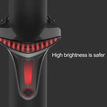 LED Bisiklet İşık Arka Lambası USB Şarj Edilebilir bisiklet ışığı IP66 Su Geçirmez Güvenlik Uyarı Bisiklet İşık Bisiklet Aksesuarları