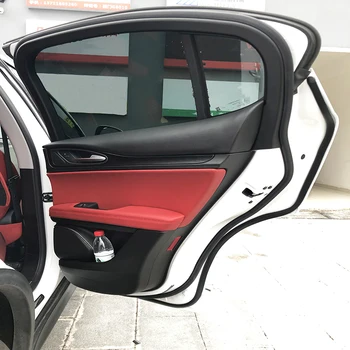 Araba kapı sızdırmazlık ve ses yalıtım şeritleri için uygundur Alfa Romeo giulia stelvio modifiye parçaları toz geçirmez kauçuk şerit