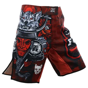 Boks Şort Erkekler MMA Pantolon Gevşek Büyük Boy dövüş sanatları Tiger Muay Thai Şort BJJ Mücadele Savaş Kickboks Eğitim Giyim