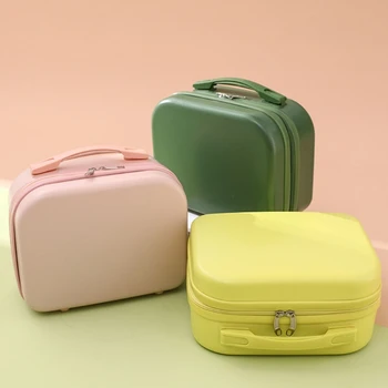 CPDD Mini Seyahat El Bagajı Kozmetik Durumda Küçük Makyaj Taşıma Çantası Bavul Makyaj Çok Fonksiyonlu Depolama Organizatör