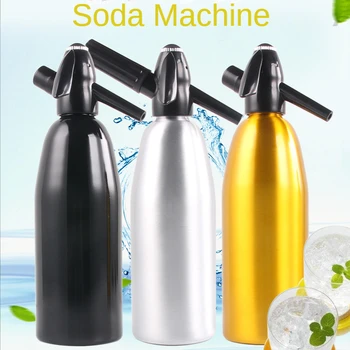 1L SU Kabarcık Jeneratör Serin İçki Kokteyl Soda Makinesi DIY Soda Makinesi Su Kıvılcım Yapma CO2 Sebili Soda Sifon 