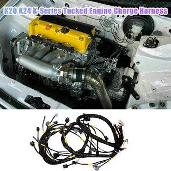 K20 K24 K Serisi Sıkışmış Motor Kablo Demeti Honda Acura İçin K-Swap Integra CRX EK EG Civic EP3 01-05 RSX 02-04