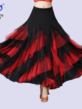 2022 Yeni Modern Waltz Tango dans eteği Kadın dans kostümü Balo Salonu Dans Yarışması Elbiseler Standart Balo Salonu Dans 22