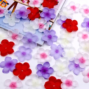500 adet Simülasyon Kiraz Çiçeği Yaprakları Gül Yaprakları Düğün Yaprakları Sahte yapay çiçek Ev Ve Düğün Dekorasyon İçin