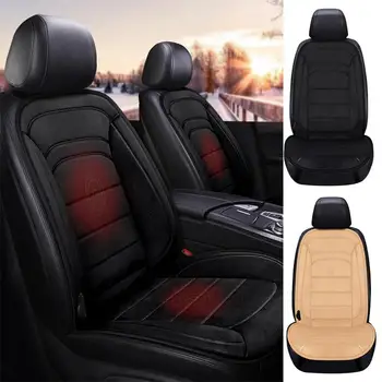 12 V rahat araba koltuk minderleri kış ısıtmalı araba koltuk minderi sıcak rahat araba koltuğu ısıtıcı tam sırt desteği ile