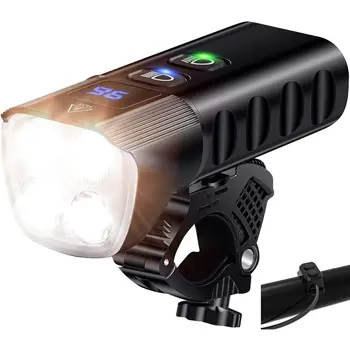 NEWBOLER 6400mAh bisiklet ışığı USB Şarj Edilebilir 1600 Lümen bisiklet ışık 5V / 2A Su Geçirmez 4 LED Far Güç Bankası Bisiklet Aksesuarları
