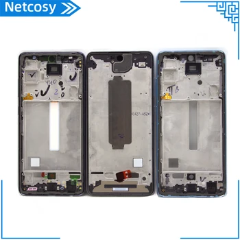 Samsung Galaxy A52 A525 A525F A525M A526 A526F A526B Orta Çerçeve Paneli Arka Plastik Konut Case Paneli Yedek Parçalar