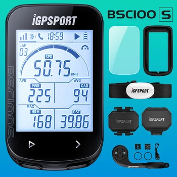 ıGPSPORT BSC100S GPS Kilometre Sayacı Bisiklet Bisiklet Bilgisayar Sensörleri Döngüsü Speedomet Sürme Bisiklet Kilometre 2.6 