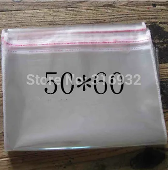 Temizle Açılıp Kapanabilir Selofan / BOPP / Poli PVC çantalar 50 * 60 cm Şeffaf Opp Torba Ambalaj plastik poşetler Kendinden Yapışkanlı Mühür 50 * 60 cm