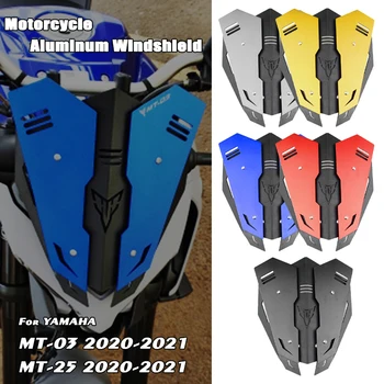 MKLIGHTECH YAMAHA MT-03 MT03 MT-25 MT25 2020 2021 Motosiklet Alüminyum Cam Saptırıcı Uzatma Kiti Cam Fairing