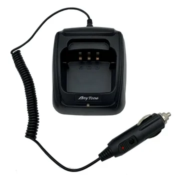 Pil şarj cihazı için Anytone AT-D878UV AT-D878 Artı AT-D868UV Taşınabilir Radyo masaüstü şarj cihazı ve Güç Adaptörü veya 12V araba şarjı