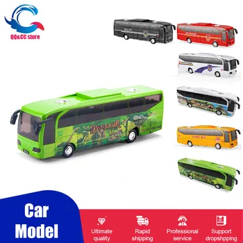 Çocuk Okul Otobüsü Araba Modeli Hafif Müzik Atalet Kampüs Polis Araç Simülasyon erkek çocuk oyuncakları Çocuklar için Hediye
