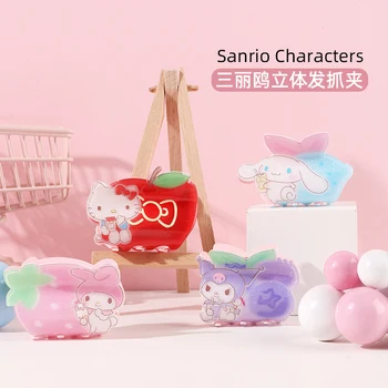 Hello Kitty Tokalar Kawaii saç aksesuarları Sanrio Bebek Kız Yaylar saç tokası Bantlar Bağları Moda Hairties Toddler Kız Güz