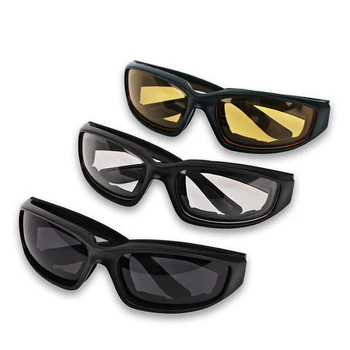 Rüzgar geçirmez Gözlük Bisiklet Güneş Gözlüğü Moto Kask Gözlük UV400 Sürme Güvenlik Gözlükleri Koruma Lensler Motosiklet Aksesuarları