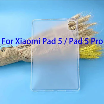 Yumuşak TPU Kılıf Xiaomi mipad 5 11 inç MiPad 5 Pro Koruyucu Kılıf Mi Pad 5 Pro Silikon Kabuk tam vücut Anti-sonbahar Durumda