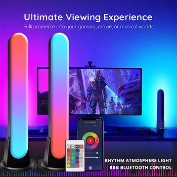 Akıllı led ışık Çubuğu Atmosfer Ortam Gece Lambası Oyun Odası Dekor TV Bilgisayar Odası Bağlantı WİFİ Bluetooth Müzik Senkronizasyonu