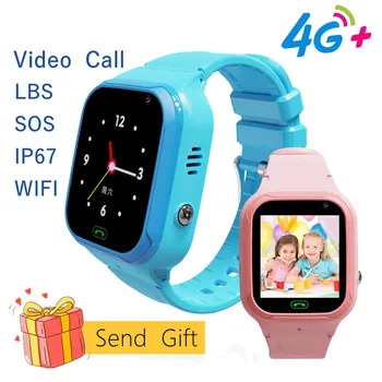 4G Çocuklar İzci akıllı saatler Telefon Su Geçirmez Gerçek Zamanlı Konum Kamera Görüntülü Görüşme SOS LBS WİFİ SIM Kart Ağ Hediye LT36