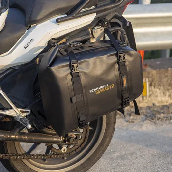 Motosiklet Arka Çanta 16L Motor Yan Kuyruk Çantası Su Geçirmez Eyer saklama çantası Motosiklet Touring Çantası İç Çanta Motosiklet Çantası Bagaj