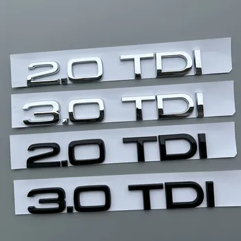 TDI 1.9 TDI 2.0 TDI 2.5 TDI 2.7 TDI 3.0 TDI ABS Harfler Amblemi Araba Styling Gövde logo çıkartması Audi A3 A4 A5 A6L A7 A8 Q3 Q5 Q7