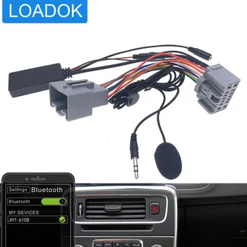Araba Bluetooth 5.0 kablosuz telefon görüşmesi Handsfree AUX Adaptörü VOlVO C30 S40 V40 V50 S60 S70 C70 V70 XC70 S80 XÇ90 Mic İle