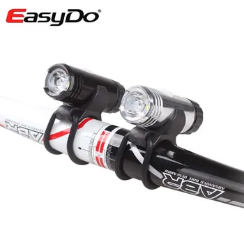 Easydo USB şarj edilebilir bisiklet ışık Mini taşınabilir MTB yol bisikleti far su geçirmez bisiklet gidon LED ön ışık